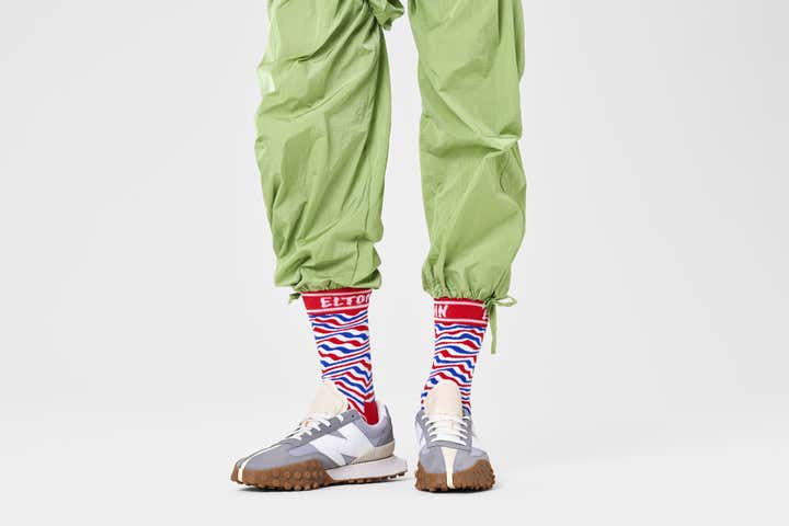 Happy Socks Elton John Striped Sock