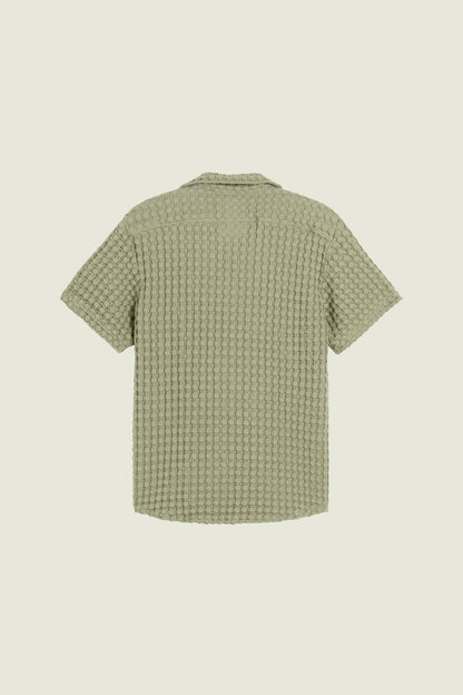 OAS Dusty Green Cuba Wallfe Shirt