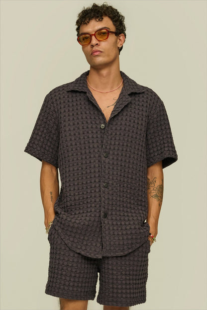 OAS Nearly Black Cuba Wallfe Shirt
