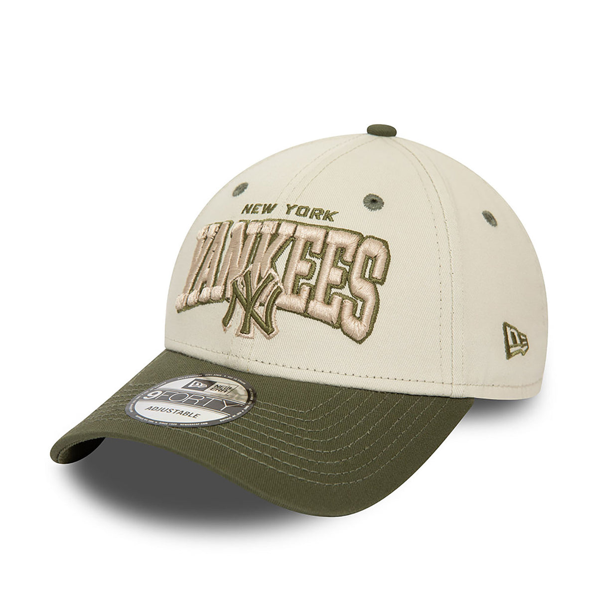 New Era New York Yankees White Crown Ivory 9FORTY Adjustable Cap