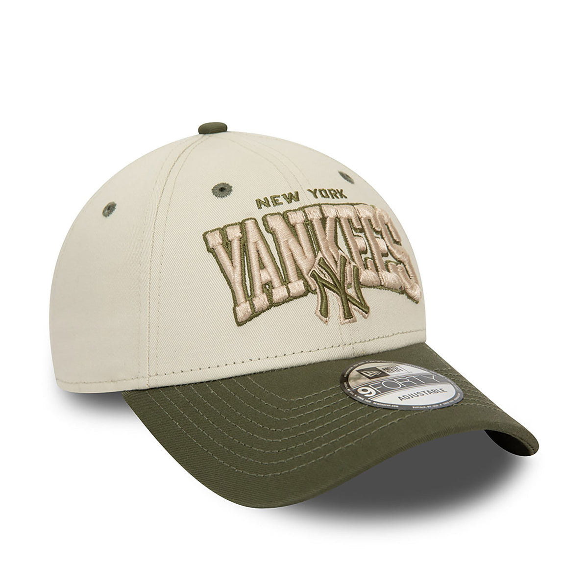 New Era New York Yankees White Crown Ivory 9FORTY Adjustable Cap
