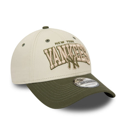New Era New York Yankees White Crown Ivory 9FORTY Adjustable Cap