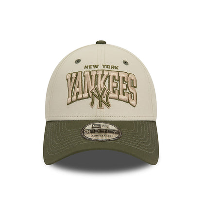 New Era New York Yankees White Crown Ivory 9FORTY Adjustable Cap
