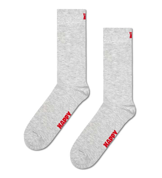 Happy Socks Solid Grey Sock