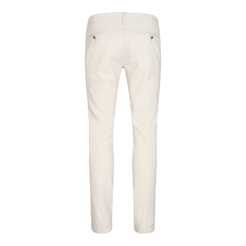Sunwill Casual Linnebyxor Modern Fit - Light Pearl