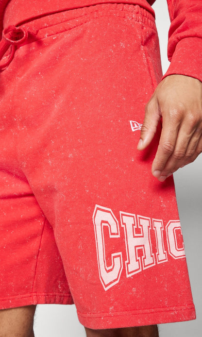 New Era - NBA CHICAGO BULLS SHORTS- Club wear - red