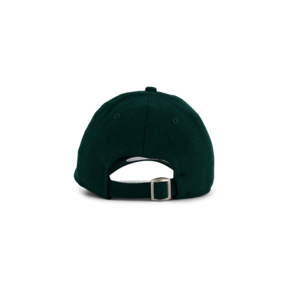 New Era - Melton 9TWENTY Dark Green/White Dad Cap