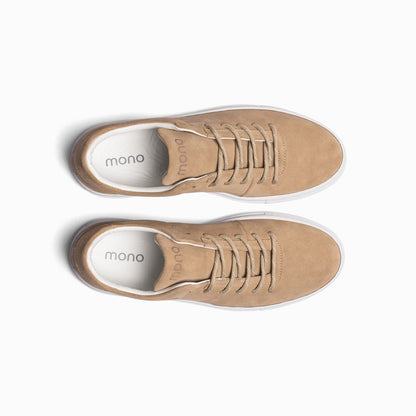 Mono Flex Seude Sneaker Dark Beige