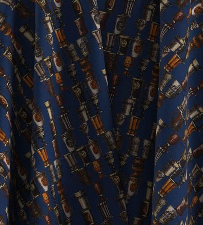 Dahlin Cobal Skjorta - Navy Beer - No Generation