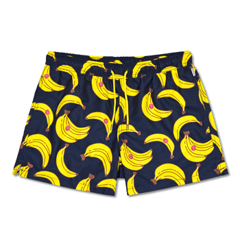 Happy Socks Banana Swim Shorts - Navy