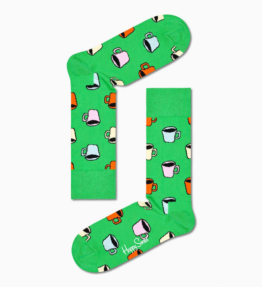 Happy Socks My Cup Of Tea Socks Green - No Generation