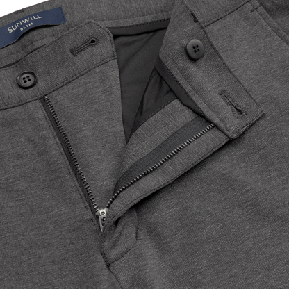 SUNWILL Extreme Flexibility Kostymbyxor Slim Fit - Charcoal - No Generation