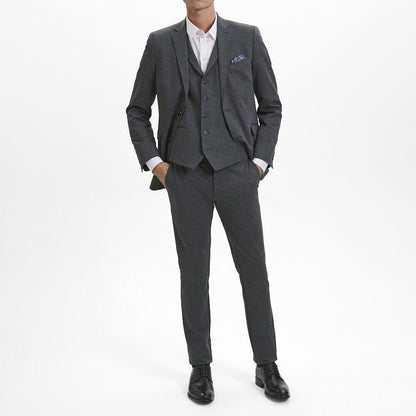 SUNWILL Extreme Flexibility Kostymbyxor Slim Fit - Charcoal - No Generation