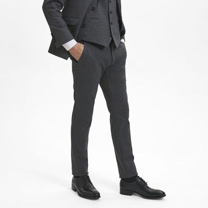 SUNWILL Extreme Flexibility Kostymbyxor Slim Fit - Charcoal - No Generation