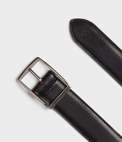Saddler Dragon Läderbälte Vändbart - Black/Cognac - No Generation