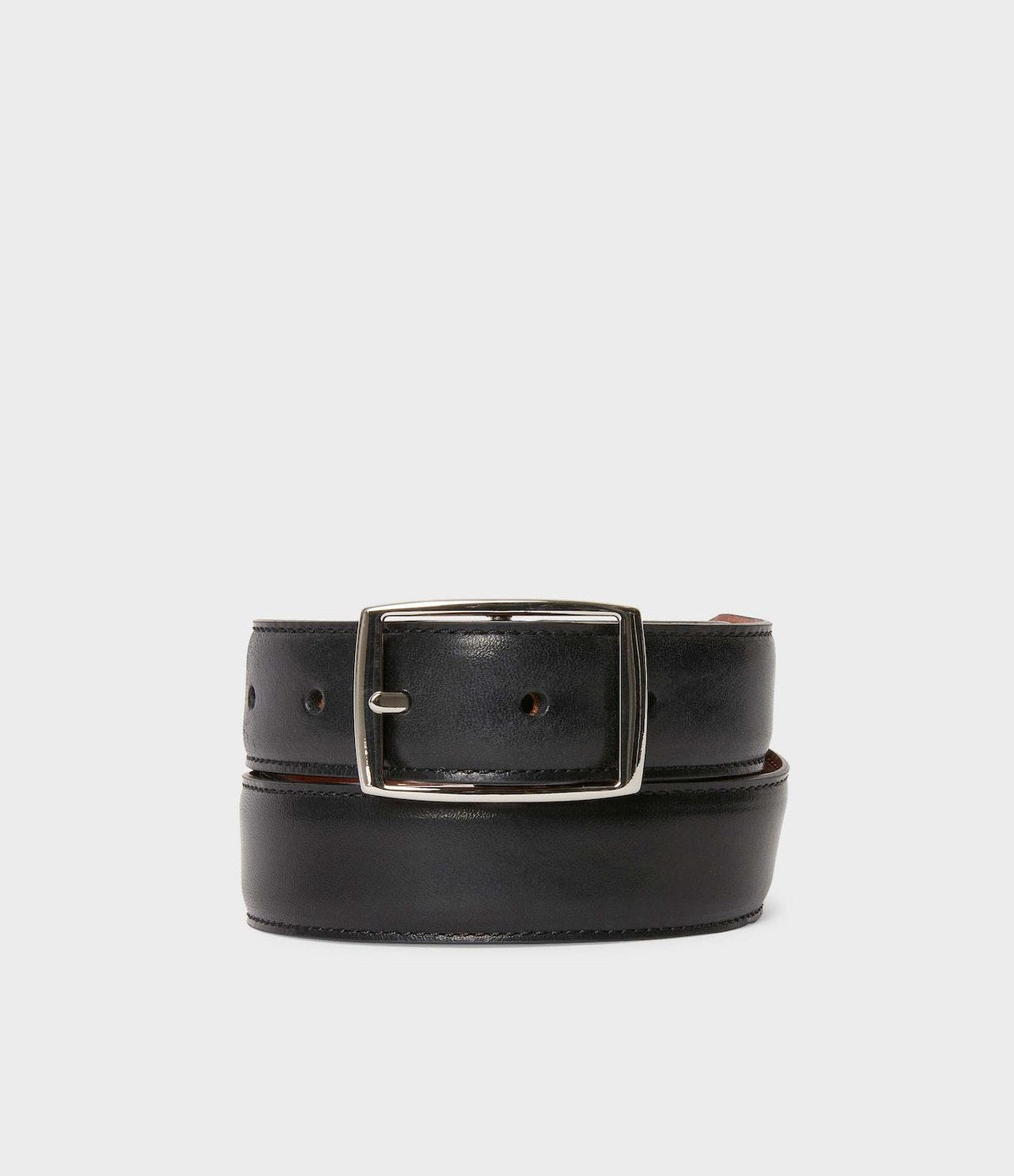 Saddler Dragon Läderbälte Vändbart - Black/Cognac - No Generation